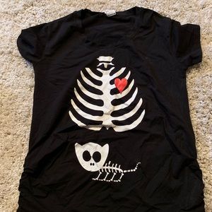 Maternity Halloween time top